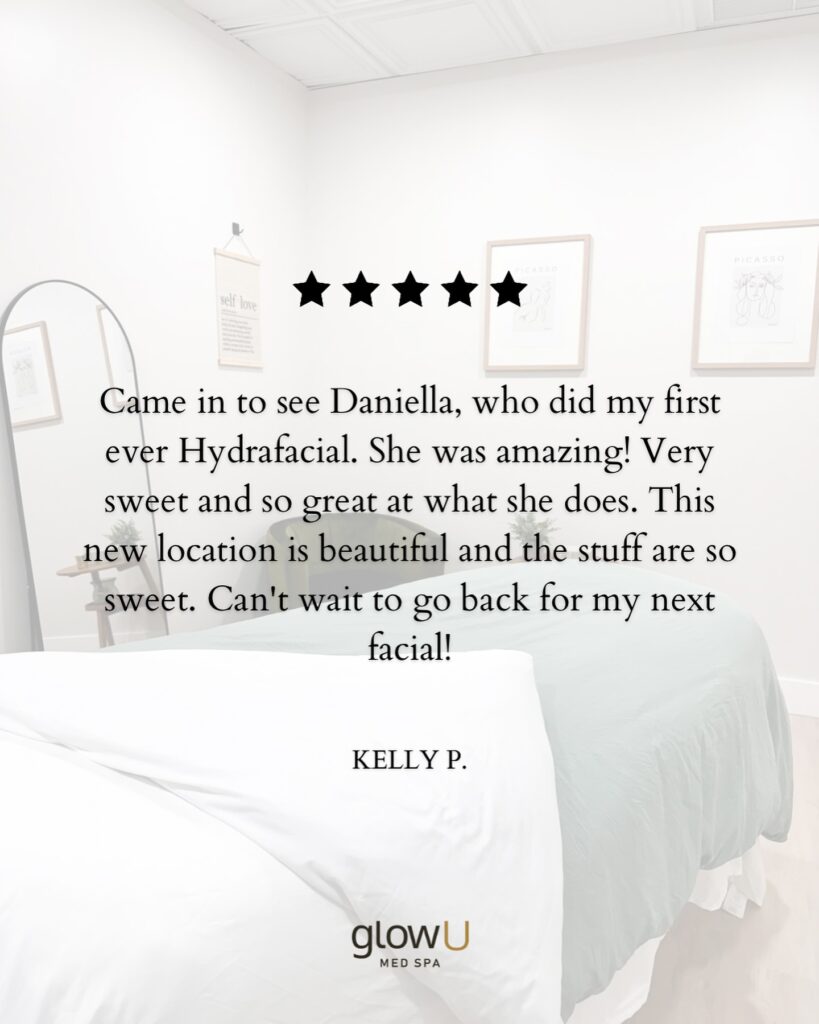 glowU client Google reviews at glowU Med Spa in Boca Raton, FL
