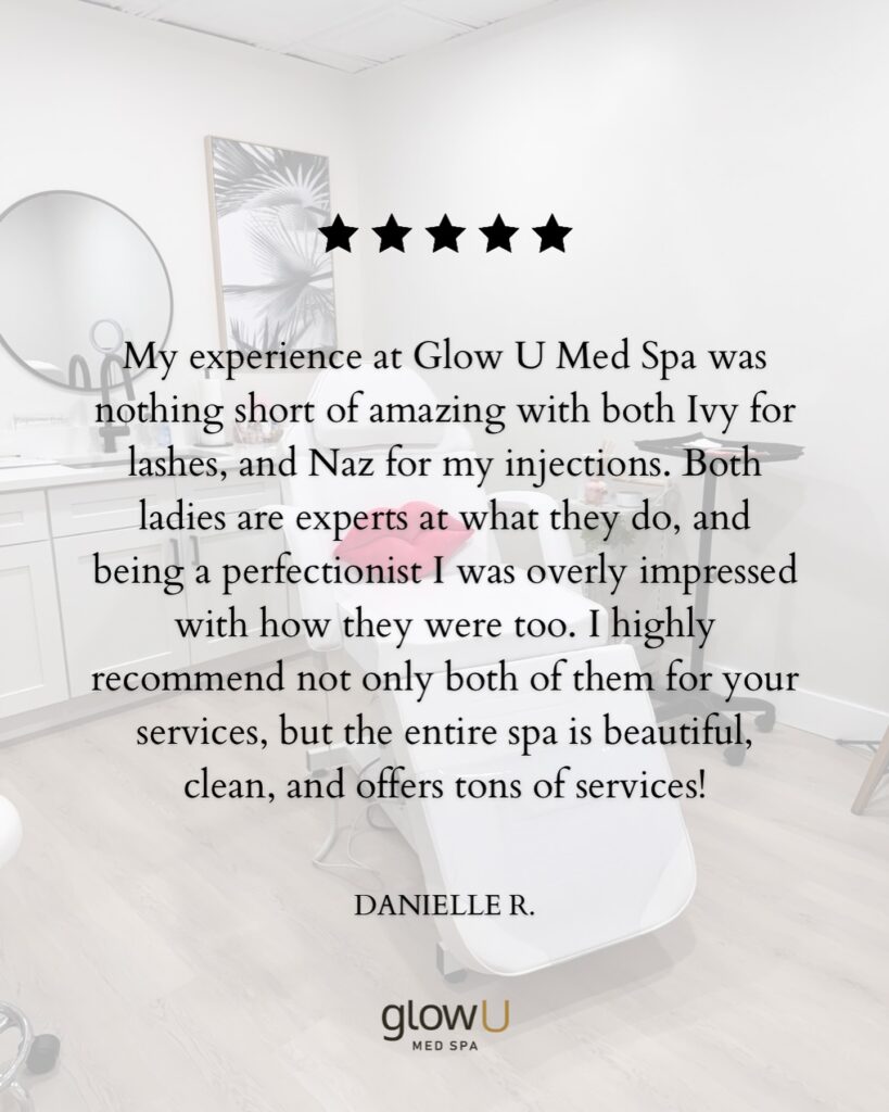 glowU client Google reviews at glowU Med Spa in Boca Raton, FL